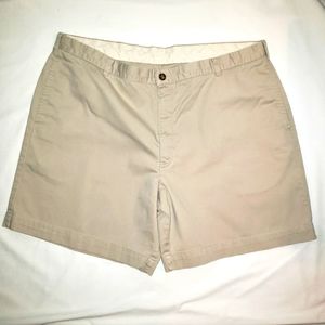 L.L. BEAN Men's Natural Fit Tan Chino Shorts Size 44